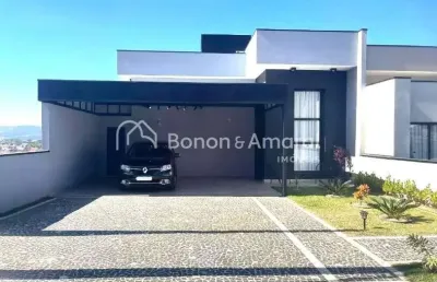 **casa moderna à venda em condomínio fechado em valinhos/sp - conforto, segurança e sustentabilidade**