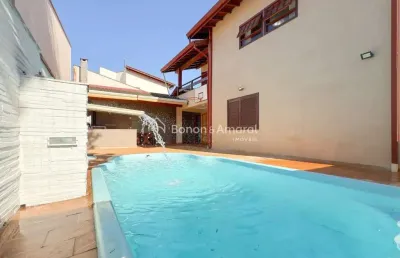 Amplo sobrado no condomínio clube okinawa em paulínia com terreno diferenciado - 4 quartos, suíte com closet, escritório, piscina, área gourmet, 4 vagas, ar-condicionado