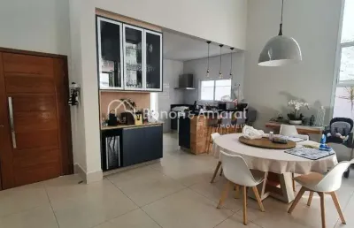 Casa térrea com 3 suítes, living integrado, espaço gourmet, 204 m² no zermatt, swiss park