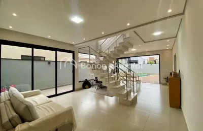 Sobrado à venda no condomínio residencial club portinari no bairro parque brasil 500 em paulínia.