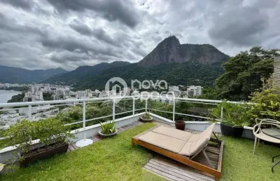 Humaitá | apartamento garden 3 quartos, sendo 3 suites