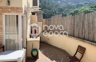 Cobertura com 3 quartos à venda na Rua Mário Pederneiras, Humaitá, Rio de Janeiro
