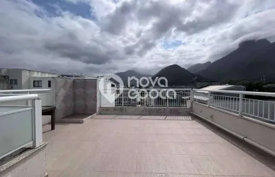 Barra da tijuca | cobertura 4 quartos, sendo 4 suites
