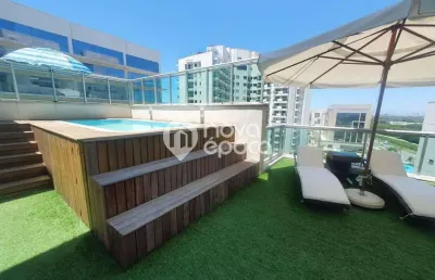 Barra da tijuca | cobertura 4 quartos, sendo 2 suites