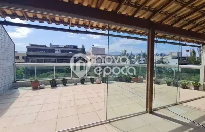 Recreio dos bandeirantes | cobertura 4 quartos, sendo 3 suites