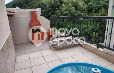 Cobertura com 1 quarto à venda na Rua Assis Bueno, Botafogo, Rio de Janeiro