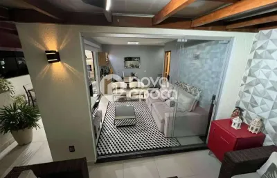 Freguesia (jacarepaguá) | cobertura 2 quartos, sendo 1 suite