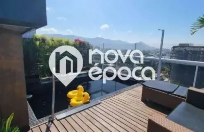Recreio dos bandeirantes | cobertura 4 quartos, sendo 1 suite