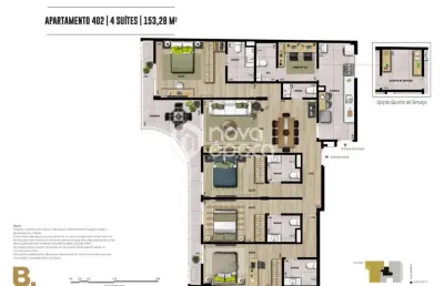 Apartamento com 4 quartos à venda na Rua Paulo Barreto, Botafogo, Rio de Janeiro