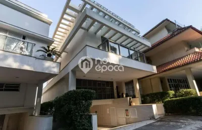 Casa em condomínio fechado com 3 quartos à venda na Rua Faro, Jardim Botânico, Rio de Janeiro