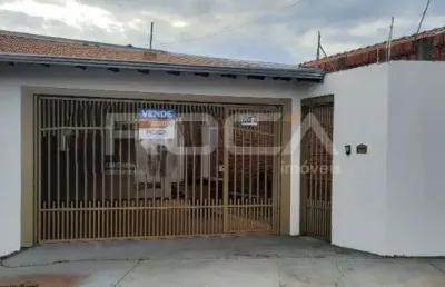 Casa de 3 dormitórios com suíte no jardim araucária, são carlos
