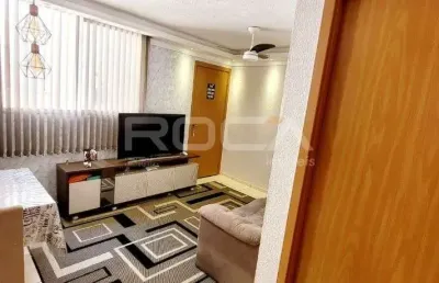 Apartamento padrão com 2 dormitórios no bairro monte everest em são carlos