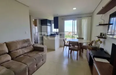 Apartamento de 2 dormitórios com suíte em cidade jardim, são carlos