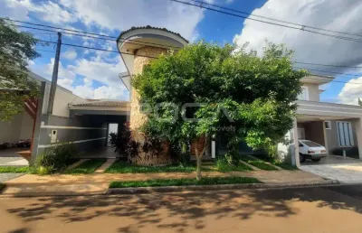 Casa de luxo com 3 dormitórios no condomínio residencial eldorado em são carlos