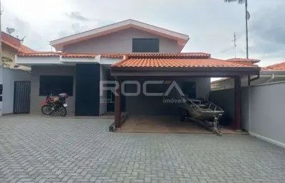 Casa de luxo com 3 dormitórios no condomínio jardim nova santa paula em são carlos