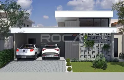Casa de luxo com 3 suítes no condomínio parque faber castell em são carlos