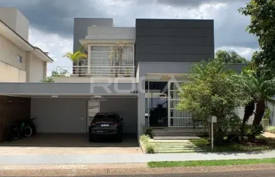 Luxuosa casa de alto padrão com 4 suítes no damha ii, são carlos