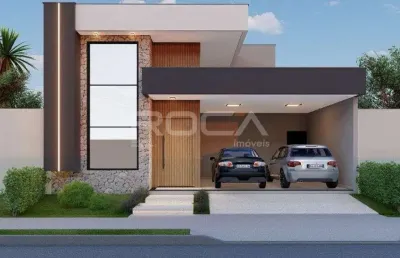 Casa de luxo com 3 suítes no jardim jóckei club a em são carlos