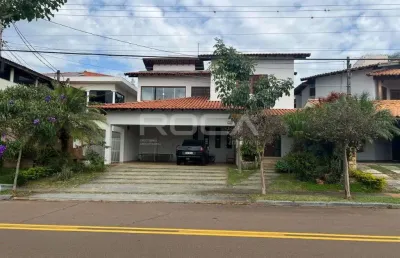 Casa de luxo com 4 suítes e piscina no condomínio parque faber castell