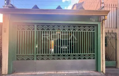 Casa padrão à venda na vila boa vista 1, são carlos - 3 dormitórios, 1 suíte e garagem coberta .salão comercia, kit net