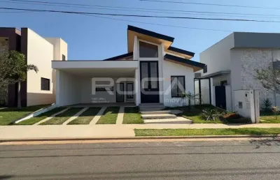 Luxuosa casa de 3 suítes no condomínio parque faber castell em são carlos