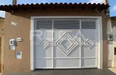 Casa padrão à venda em cidade aracy ii, são carlos: 2 dormitórios, garagem coberta