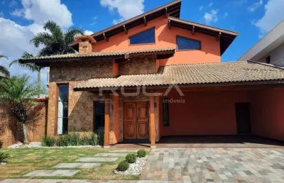 Casa de luxo com 3 suítes e churrasqueira no residencial montreal