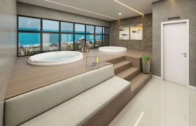 Apartamento studio, a 150m do mar em navegantes, sc.