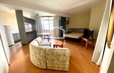 Studio mobiliado para locação, 47m², condomínio the hill, panamby, 1 dormitório, 1 vaga de garagem,