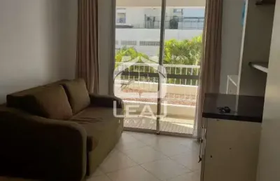 Apartamento mobilado a venda possui 40m² com 1 dormitório e 1 vaga de garagem, no valor de r$350.00