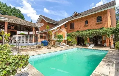Casa com 600m²,  6 dormitórios, 4 suítes, 9 vagas, à venda por r$3.990.000,00 ou locação por r$20.4