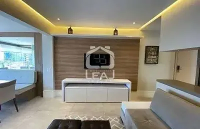 Apartamento mobiliado para venda vila nova conceição, 2 dormitórios, 1 suíte, 2 vagas, 80m², por r$