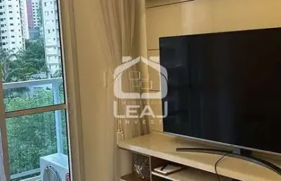 Apartamento semimobiliado à venda, vila andrade/morumbi, 41 m², 1 suíte e 1 vaga por r$520.000,00 -