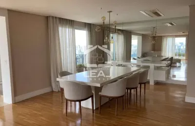 Apartamento semimobiliado à venda, parque cidade jardim, 236 m², 2 suítes, 4 vagas por r$14.000.000