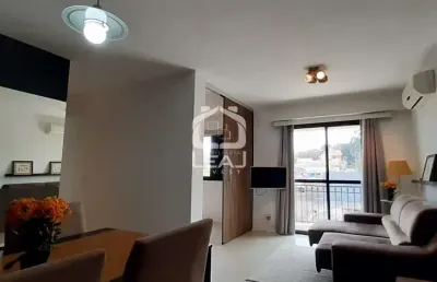 Apartamento mobiliado para locação, 72m², alto da boa vista, 3 dormitórios (1 suíte), 2 vagas - r$