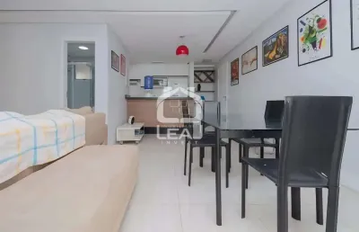 Apartamento mobiliado à venda, 68m², morumbi, 2 dormitórios, 1 vaga - r$ 565.000,00 - são paulo, sp