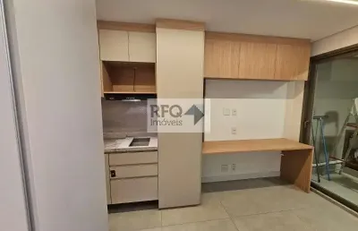 Apartamento com 1 quarto para alugar na avenida dos eucaliptos, indianópolis, são paulo, 29 m2 por r$ 4.200