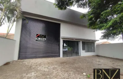 Barracão comercial para locação - jardim tropical, frente para a pr-218