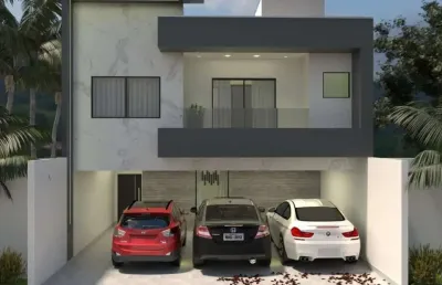 Residencia com arquitetura moderna no jardim espanha - imóvel em construção