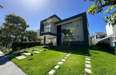 Casa em condomínio para venda em camaçari, alphaville litoral norte, 4 dormitórios, 4 suítes, 6 banheiros, 3 vagas