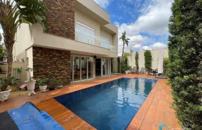 Casa com 5 dormitórios/suítes à venda, 413 m² - alphaville - ribeirão preto/sp