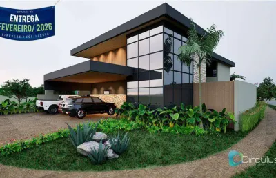 Casa com 4 dormitórios à venda, 554 m² por r$ 5.900.000,00 - jardim olhos d'água - ribeirão preto/sp