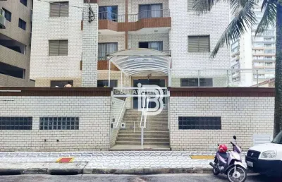 Apartamento com 2 dormitórios à venda, 76 m² com vista para o mar a 50 metros da praia por r$ 380.000 - aviação - praia grande/sp