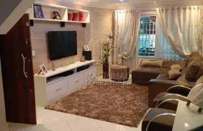 Sobrado à venda, 3 quartos, 1 suíte, 4 vagas, parque novo oratório - santo andré/sp