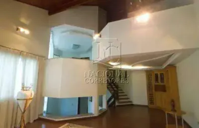 Sobrado semi mobiliado com 4 dormitórios, 394 m² - vila floresta - santo andré/sp