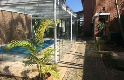 Casa com 4 dormitórios à venda, 358 m² - vila scarpelli - santo andré/sp