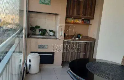 Apartamento com 3 dormitórios à venda, 77 m² por r$ 696.000,00 - campestre - santo andré/sp