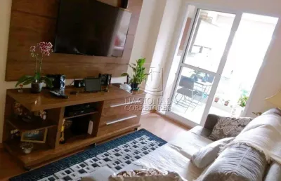 Apartamento com 3 dormitórios à venda, 84 m - vila valparaíso - santo andré/sp