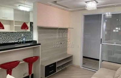 Apartamento com 2 dormitórios à venda, 54 m² por r$ 430.000,00 - vila camilópolis - santo andré/sp
