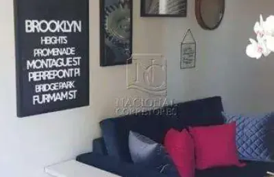 Apartamento com 1 dormitório à venda, 41 m² por r$ 340.000,00 - vila valparaíso - santo andré/sp